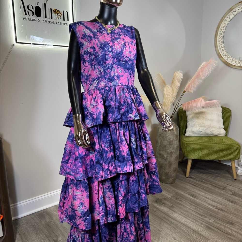 Zikora Ruffled Maxi Dress